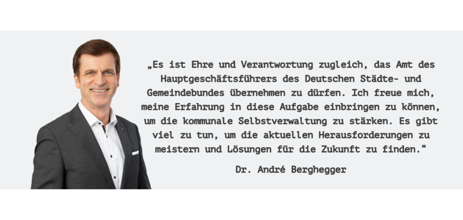 Berghegger neuer Hauptgeschäftsführer