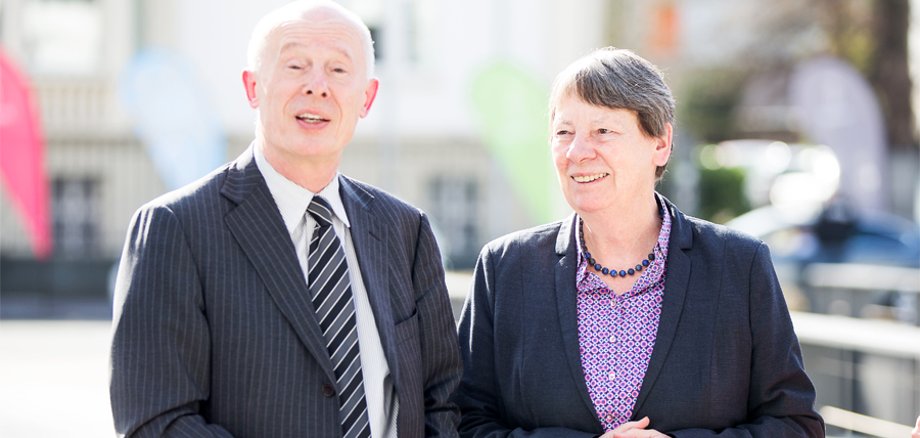 Auf der 10. Klimakonferenz zu Gast: Prof. Schellnhuber vom Potsdam-Institut für Klimaforschung und Bundesumweltministerin Dr. Barbara Hendricks